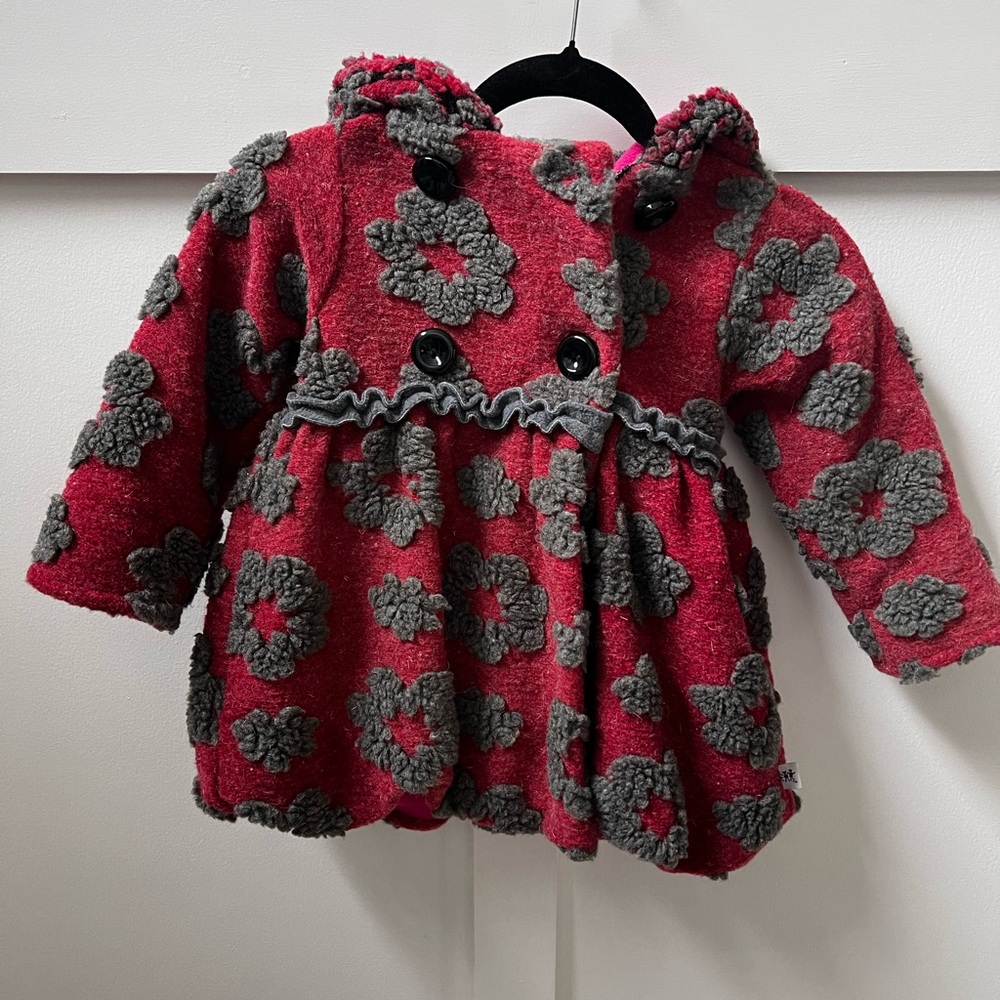Corky and Company
Cozy Red Floral Kids Jacket